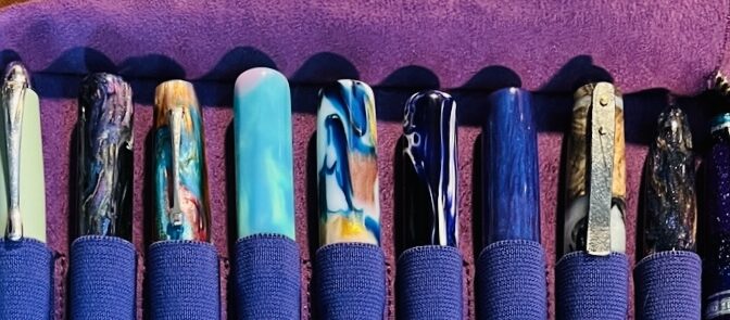 The tops of the pens for December.